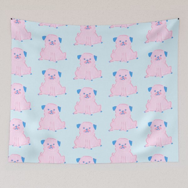 Item preview, Cotton candy pug designed and sold by San-shine-arts.