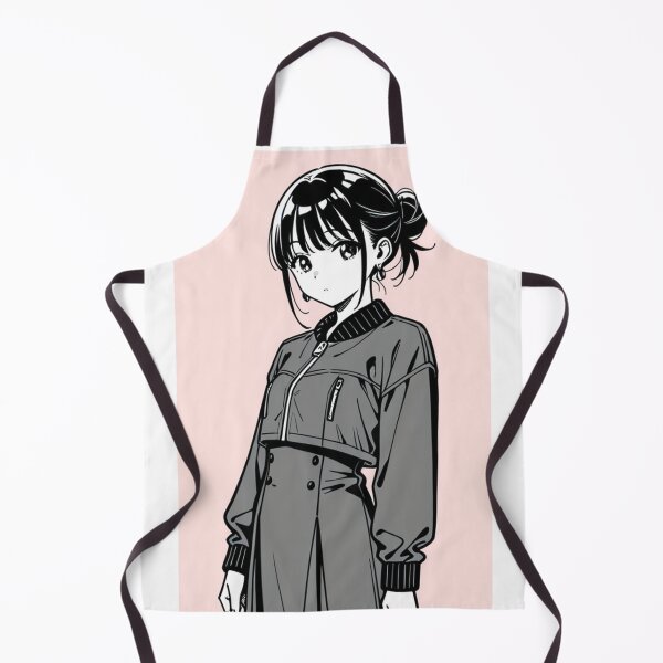 Item preview, Fashion - portrait woman grey bomber designed and sold by AnimeShin.