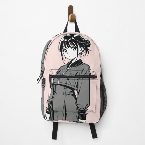Item preview, Fashion - portrait woman grey bomber designed and sold by AnimeShin.