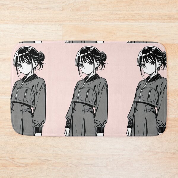 Item preview, Fashion - portrait woman grey bomber designed and sold by AnimeShin.