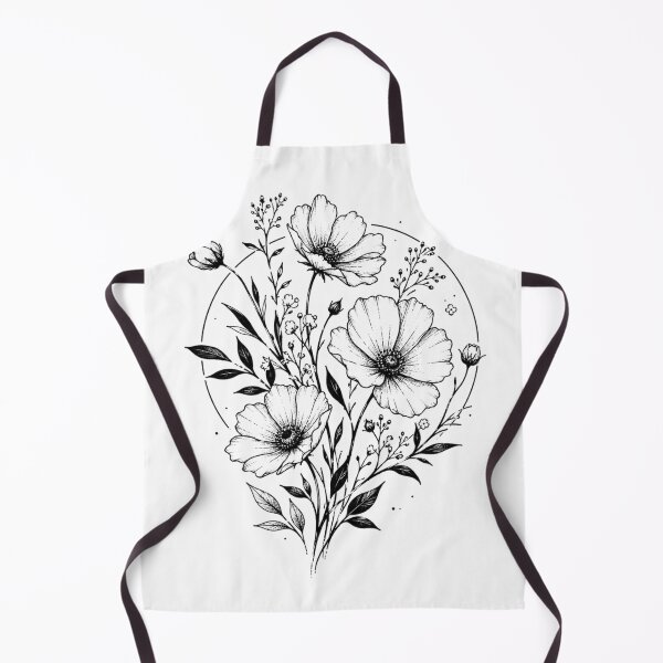 Item preview, Black flowers designed and sold by Cherrydesign89.