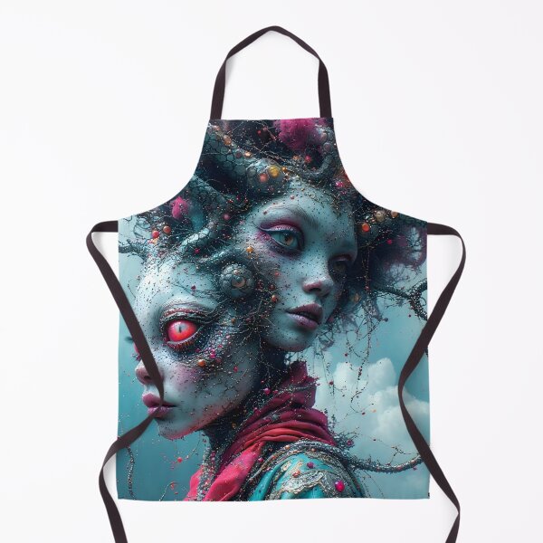 Item preview, Beautiful Two Headed Medusa Monster designed and sold by UrbanTempleArt.