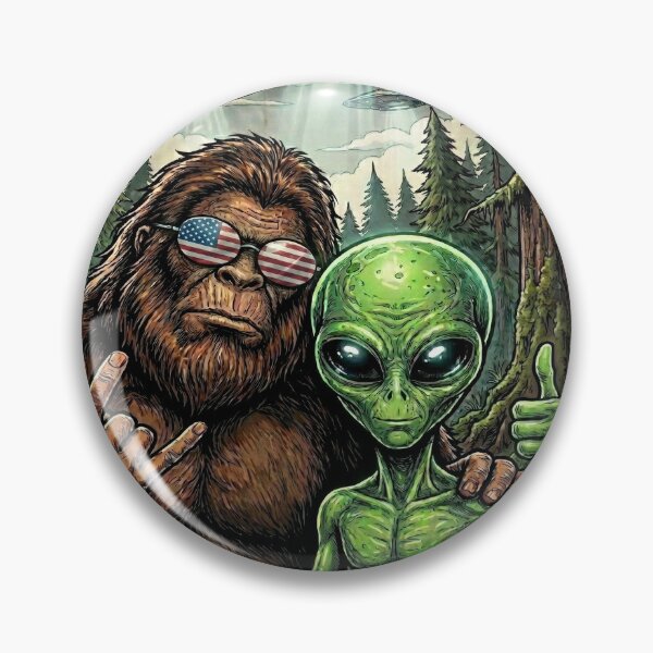 Item preview, Bigfoot Alien UFO designed and sold by Roy & Tiffany.
