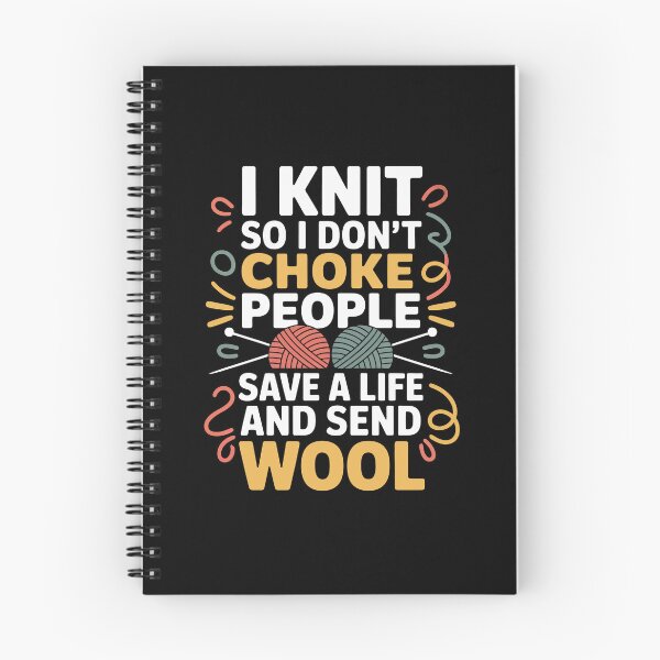 Item preview, I knit so i don't choke people save a life and send wool designed and sold by jkrphoto.