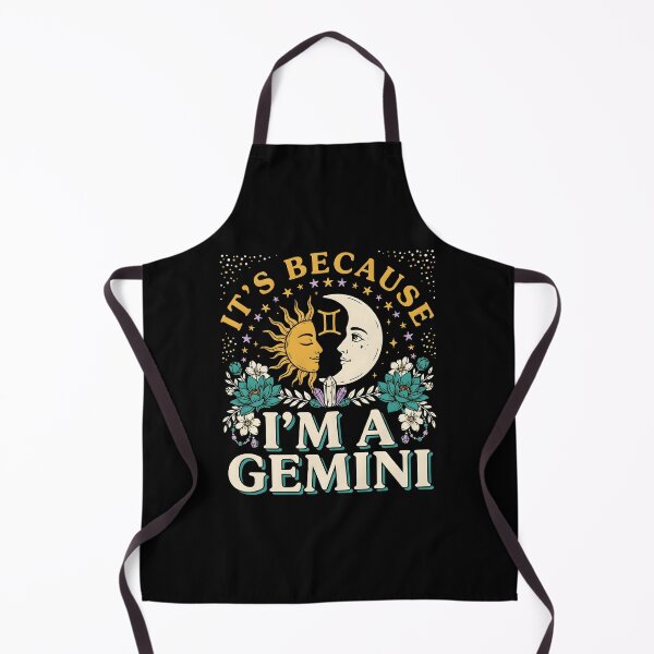 Item preview, It's Because I'm a Gemini Funny Star Sign Astrology Quote designed and sold by Redgiant87x.