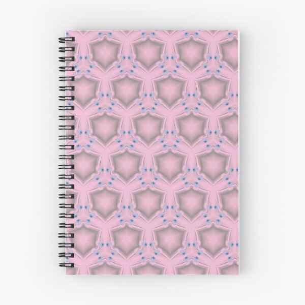 Item preview, Light Pink Geometric Floral Seamless Pattern designed and sold by IntelliMindDesigns.