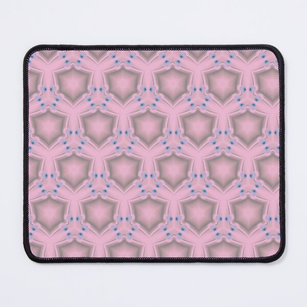 Item preview, Light Pink Geometric Floral Seamless Pattern designed and sold by IntelliMindDesigns.