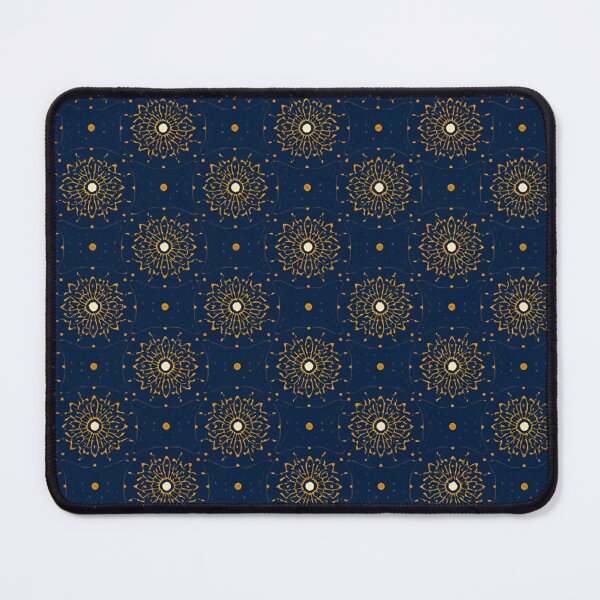 Item preview, Golden Mandala Pattern on Navy Blue designed and sold by GuffyGlowVault.