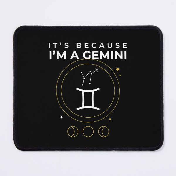 Item preview, It's Because I'm a Gemini Boho Astrology for Zodiac Sign Fans designed and sold by Redgiant87x.