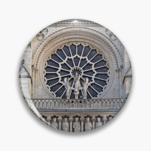 Item preview, Notre-Dame de Paris rose window designed and sold by psychoshadow.