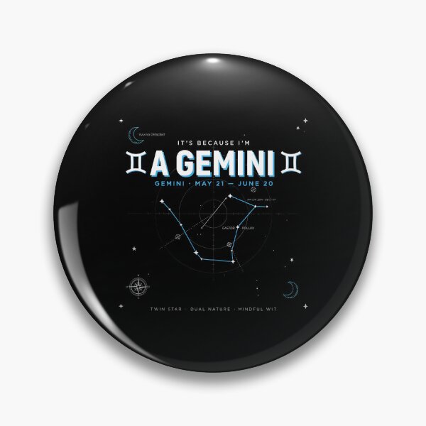 Item preview, It's Because I'm a Gemini Mystical Horoscope and Astrology designed and sold by Redgiant87x.