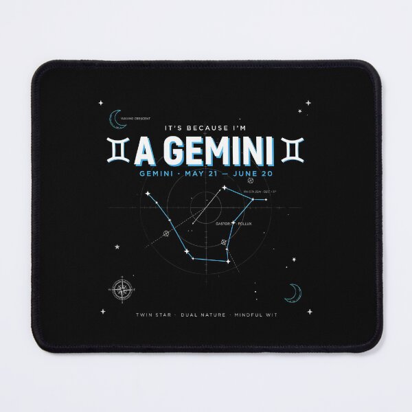 Item preview, It's Because I'm a Gemini Mystical Horoscope and Astrology designed and sold by Redgiant87x.