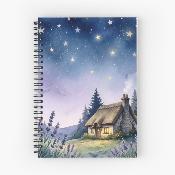 Item preview, Starry Cabin at Night designed and sold by digital.stickerperso.com.