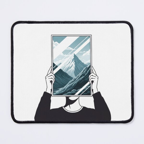 Item preview, Mountain Mindset Surreal Portrait designed and sold by TheDenimArt.