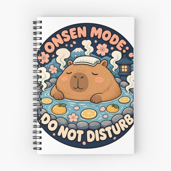 Item preview, Capybara Onsen Relaxation Lover Japanese Culture designed and sold by VisualArtsOasis.