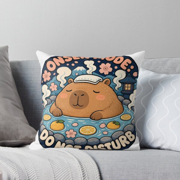 Item preview, Capybara Onsen Relaxation Lover Japanese Culture designed and sold by VisualArtsOasis.