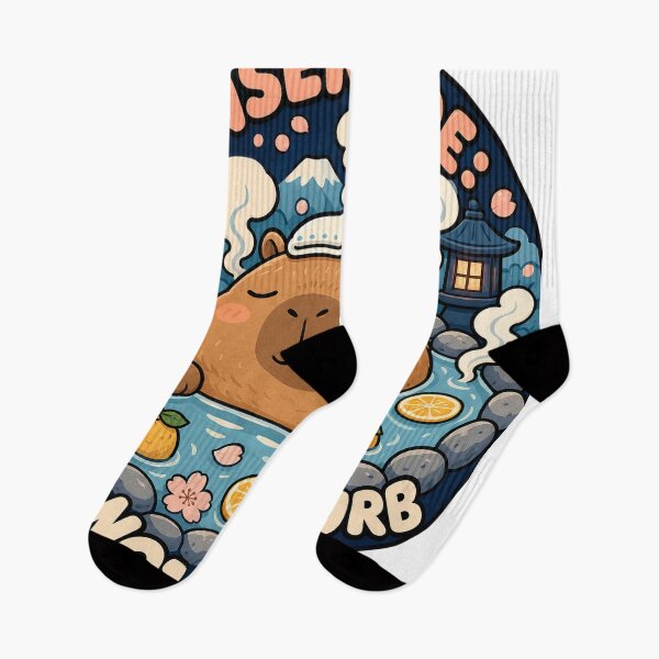 Item preview, Capybara Onsen Relaxation Lover Japanese Culture designed and sold by VisualArtsOasis.