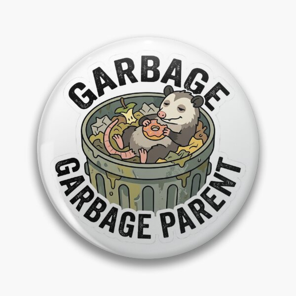Item preview, Garbage Parent Funny Opossum Procrastinator Cute Trash Possum designed and sold by AlexNik.