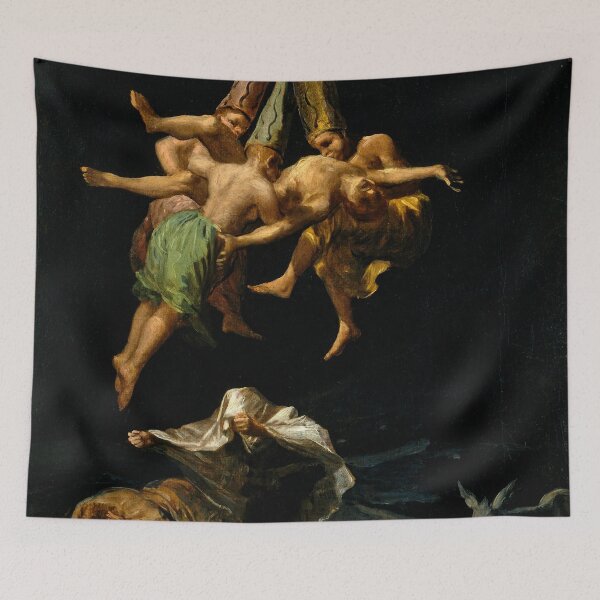 Item preview, Francisco Goya "Witches' Flight (Spanish: Vuelo de Brujas; also known as Witches in Flight or Witches in the Air)" designed and sold by Alexandra Dahl.