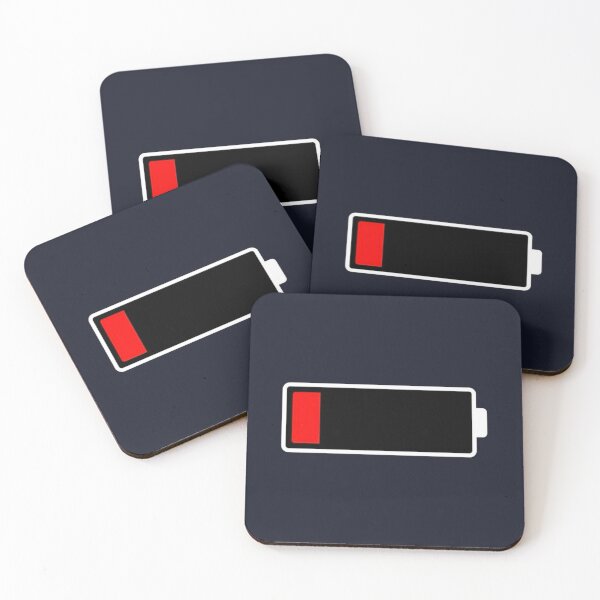 Item preview, Low Battery (red) designed and sold by Amanda1775.