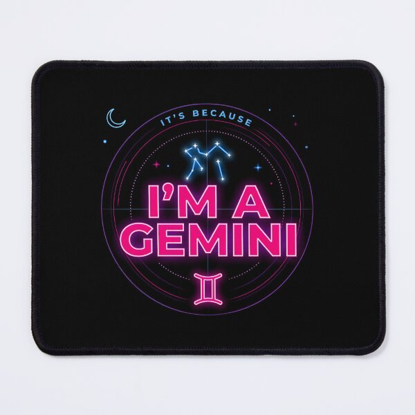 Item preview, It's Because I'm a Gemini Modern Astrology and Horoscope designed and sold by Redgiant87x.