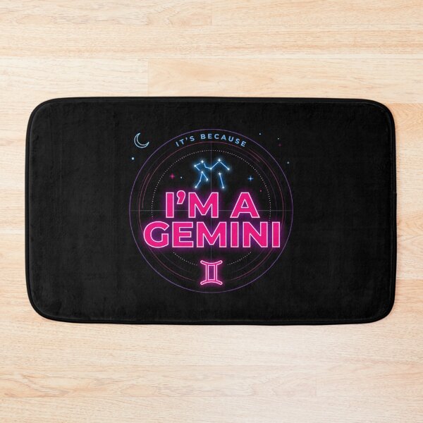Item preview, It's Because I'm a Gemini Modern Astrology and Horoscope designed and sold by Redgiant87x.