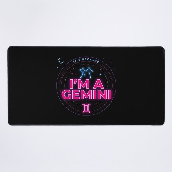 Item preview, It's Because I'm a Gemini Modern Astrology and Horoscope designed and sold by Redgiant87x.