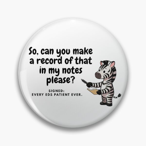 Item preview, EDS funny zebra notes design  designed and sold by ZebraDazzleDesigns.