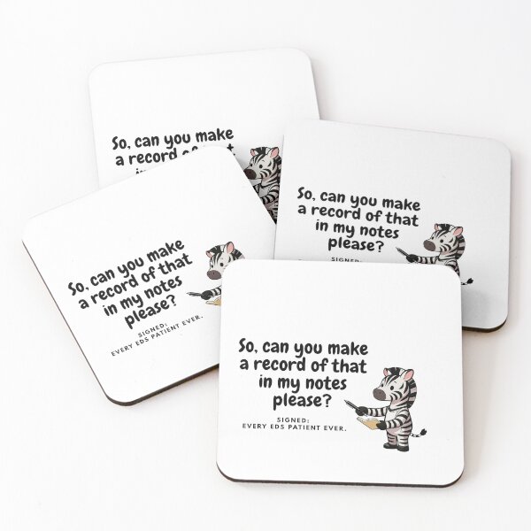 Item preview, EDS funny zebra notes design  designed and sold by ZebraDazzleDesigns.