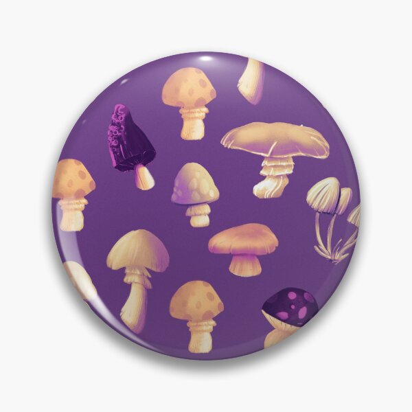 Item preview, Purple Mushroom Pattern designed and sold by watthouse.