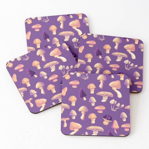 Item preview, Purple Mushroom Pattern designed and sold by watthouse.