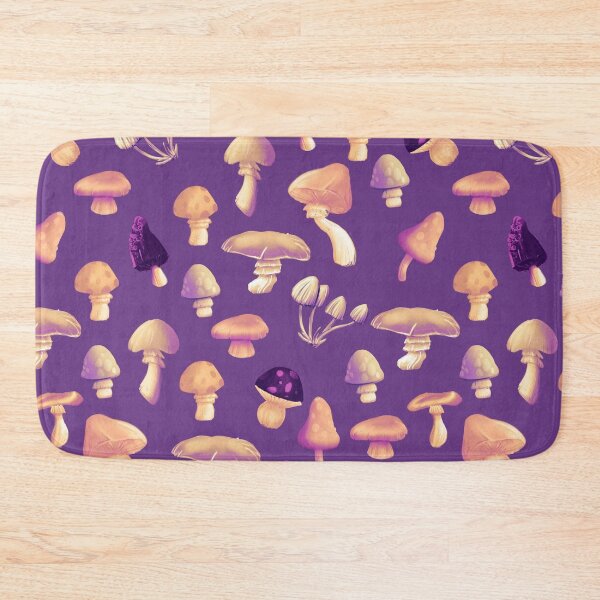 Item preview, Purple Mushroom Pattern designed and sold by watthouse.