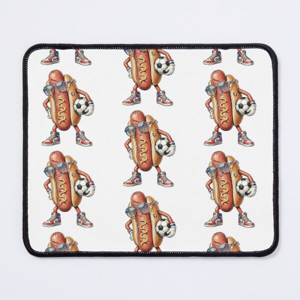 Item preview, Hot Dog Soccer Player designed and sold by Roy & Tiffany.