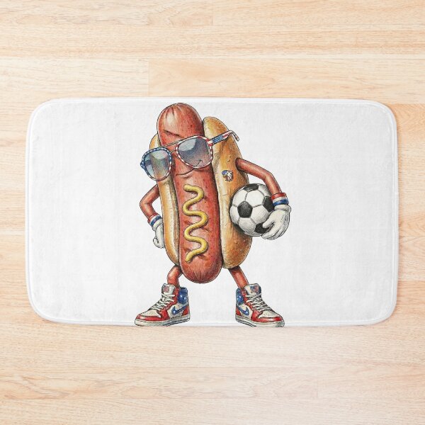 Item preview, Hot Dog Soccer Player  designed and sold by Roy & Tiffany.