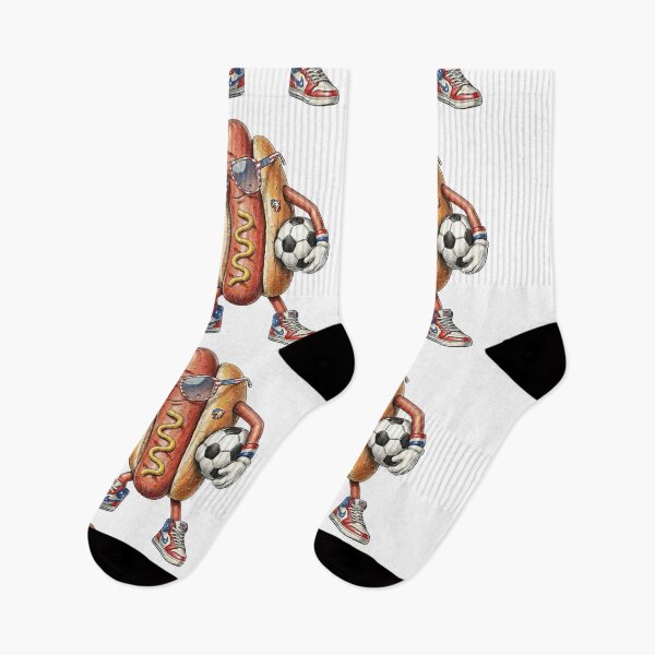 Item preview, Hot Dog Soccer Player  designed and sold by Roy & Tiffany.