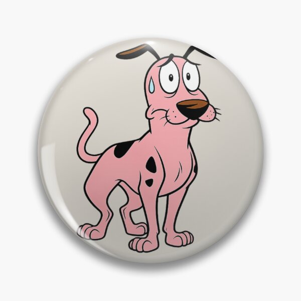 Item preview, Fearful Pink Cartoon Dog Clipart | Funny Nervous Dog PNG  designed and sold by arifali786.