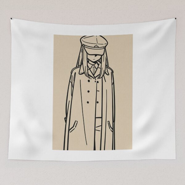 Item preview, Fashion - portrait woman long coat designed and sold by AnimeShin.