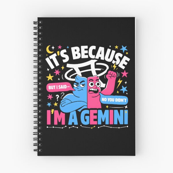 Item preview, It's Because I'm a Gemini Zodiac Sign Humor for Horoscope Enthusiasts designed and sold by Redgiant87x.