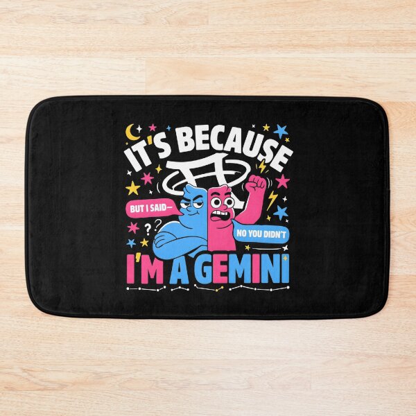Item preview, It's Because I'm a Gemini Zodiac Sign Humor for Horoscope Enthusiasts designed and sold by Redgiant87x.