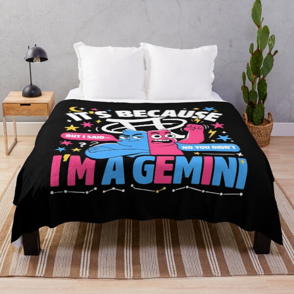 Item preview, It's Because I'm a Gemini Zodiac Sign Humor for Horoscope Enthusiasts designed and sold by Redgiant87x.