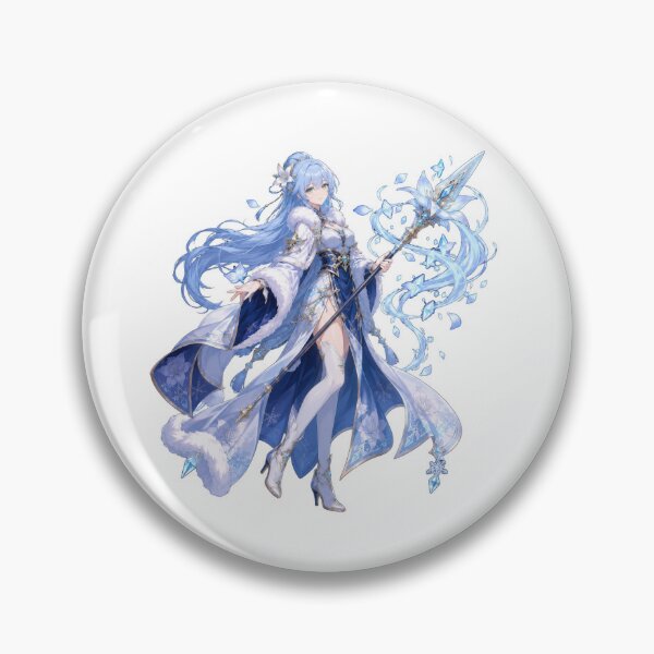 Item preview, Ice Lily Spearmage designed and sold by jgvisualarts.