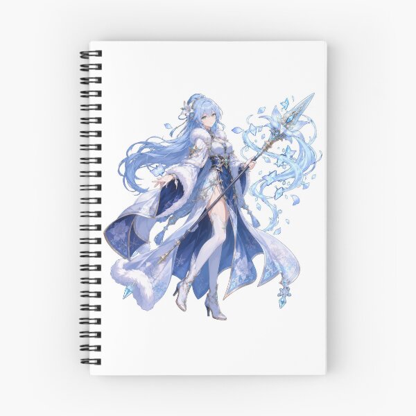 Item preview, Ice Lily Spearmage designed and sold by jgvisualarts.