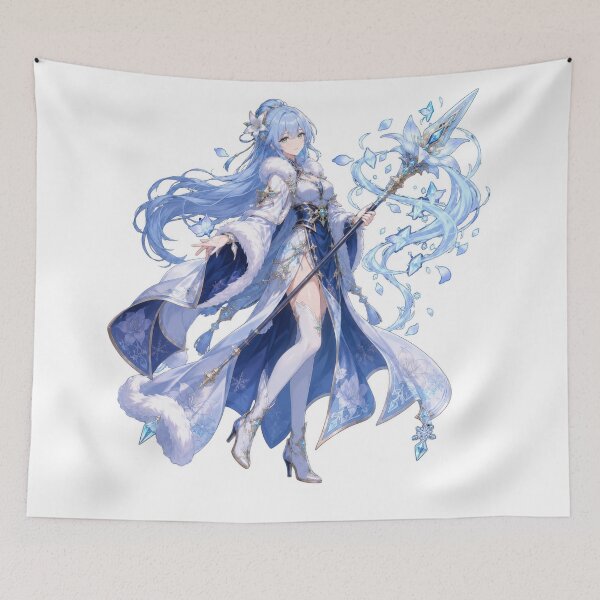 Item preview, Ice Lily Spearmage designed and sold by jgvisualarts.