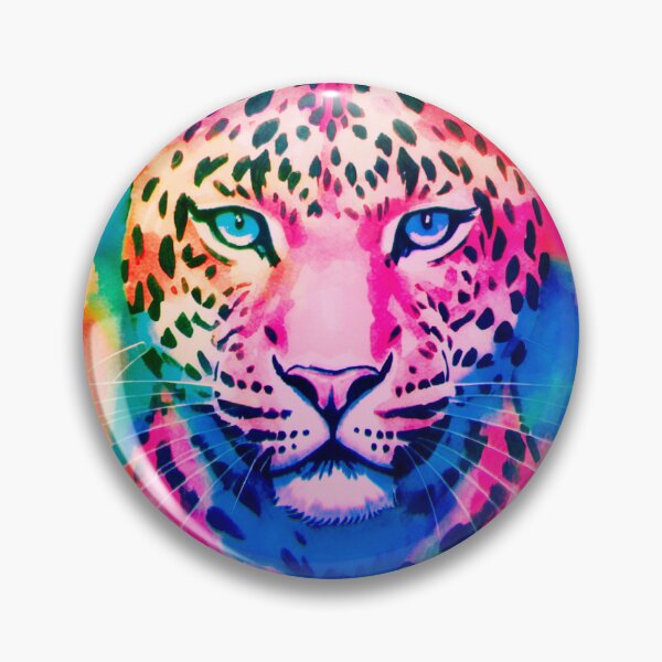 Item preview, Colorful Leopard Art | Vibrant Splatter Animal Portrait designed and sold by bewitchedcuties.