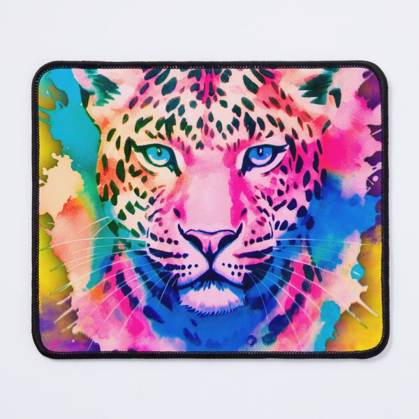 Item preview, Colorful Leopard Art | Vibrant Splatter Animal Portrait designed and sold by bewitchedcuties.