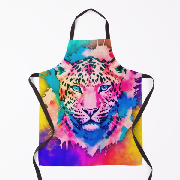 Item preview, Colorful Leopard Art | Vibrant Splatter Animal Portrait designed and sold by bewitchedcuties.