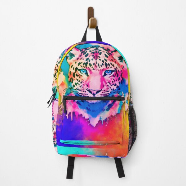 Item preview, Colorful Leopard Art | Vibrant Splatter Animal Portrait designed and sold by bewitchedcuties.