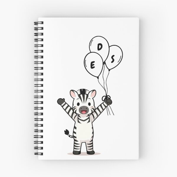 Item preview, EDS ballon zebra designed and sold by ZebraDazzleDesigns.