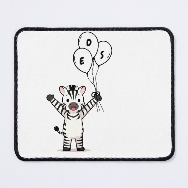 Item preview, EDS ballon zebra designed and sold by ZebraDazzleDesigns.