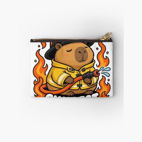 Item preview, Capybara Firefighter Chillest Rescue Worker designed and sold by VisualArtsOasis.